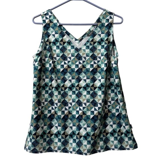 Eddie Bauer Women Tank Top Small Sleeveless Stretch Lightweight‎ Beach Vacation - Picture 1 of 13